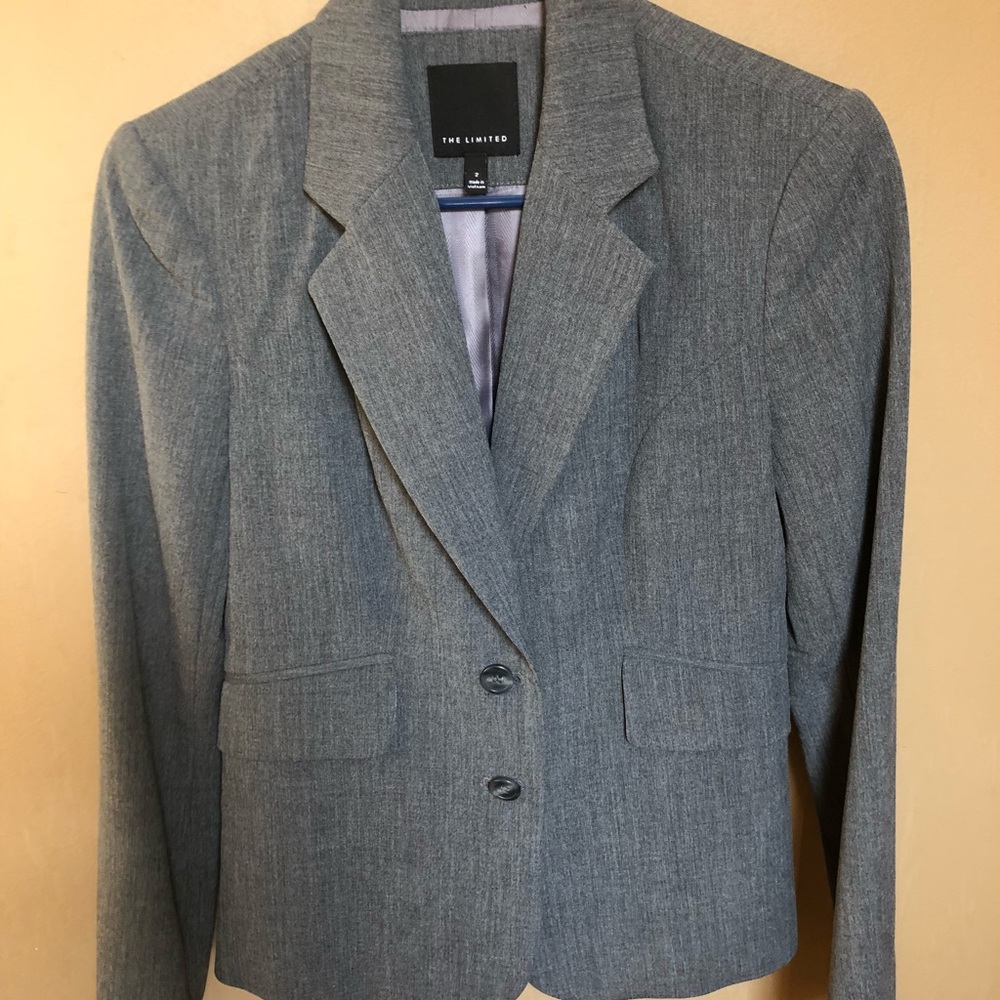 The Limited Grey Suit Jacket
